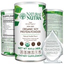Source de protéines de soja biologique à base de plantes de Nutra naturel, soutenir la transition de la vie intermédiaire, soutient les os et améliore la santé cardiovasculaire, sans gluten, sans OGM, sans sucre 14,4 OZ.