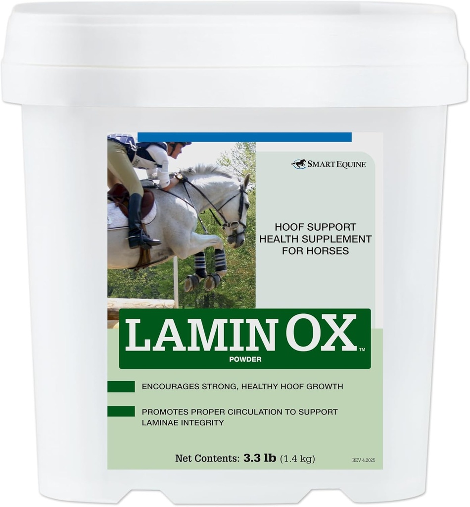 SmartEquine LaminOX Powder.Support pour les chevaux.Support pour les chevaux.Supplément pour les chevaux pour la circulation, la santé et la croissance.