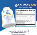 Formules NuEthix GDA-MAX PRO, Supplément double Berbine HCL, soutient le métabolisme du glucose, la gestion du poids, le soutien immunitaire, la santé cardiaque - Non OGM, sans gluten, sans lait, 90 Compte
