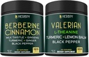 Ensemble 7in1 Berberine HCl 97% & 5in1 Supplément de racine valériane