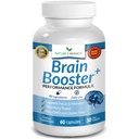 Supplément de booster de cerveau 40-en-1 pour focus, mémoire, clarté, énergie.