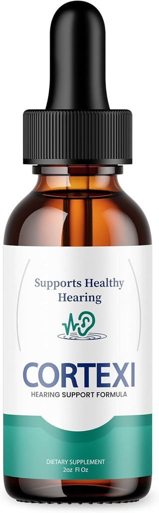 (Official) Cortexi Tinnitus Treatment Hearing Support with Chromium, Grape Seed, Astragalus, Maca Root - Cortexi Hearing Support Drops Supplement Cortexi Tinnitus Treatment for Ringing Ears (2oz)
