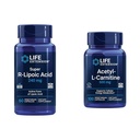 Extension de vie Super Acide R-Lipoïque 240mg et Acétyl-L-Carnitine 100 Capsules - Énergie cellulaire et santé cérébrale