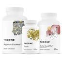 THORNE - Trio de bien-être essentiel - Support de méthylation + CitraMate de magnésium + portions de vitamine D-5000-60