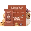 Bio Functional Mushroom Vegan Protein Bars (Fabriqué aux États-Unis) Pleine Dose (1500mg) Lions Mane, Chaga, Reishi & Cordyceps Bars de protéines végétales avec/ Adaptogènes et Superfoods