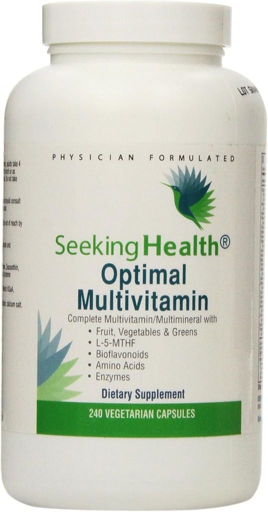 Rechercher la santé optimale multivitamine 240 Capsule de Multivitamine Supplément de Multivitamine