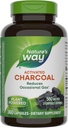 Nature's Way Activated Charcoal, Binds Involved Materials and Gas in the Digestive Tract*, 560 mg par portion de 2 capsules, 360 capsules (paquetage May Vary)