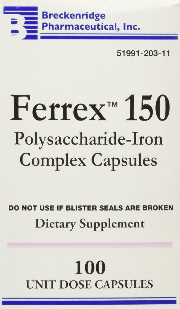 Ferrex 150 Capsules, 100ct (3 Pack)