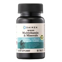 DAIKEN Mini multivitamine, 60 comprimés, amélioré avec la lutéine, le lycopène et l'acide folique, le temps libéré multivitamine pour les femmes et les hommes, végétalien et facile à avaler
