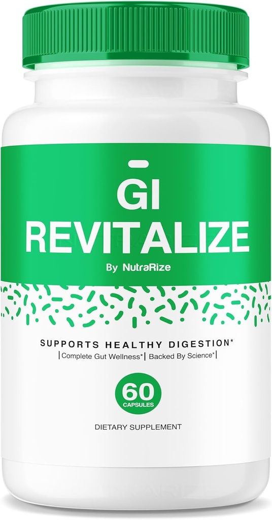 GI revitaliser les capsules - GI revitaliser les pilules Pro pour soutenir la digestion saine, GI revitalisation de la formule avancée pour la santé Gut, G I revitalisant le supplément de force maximale Avis (60 capsules)