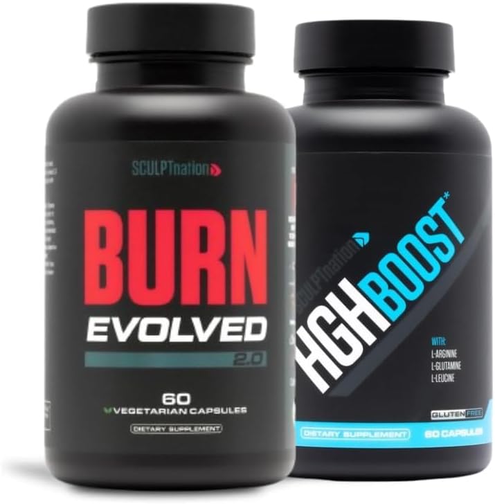 Nation Sculpt par V Shred Burn Evolved 2.0 et L Arginine Bundle