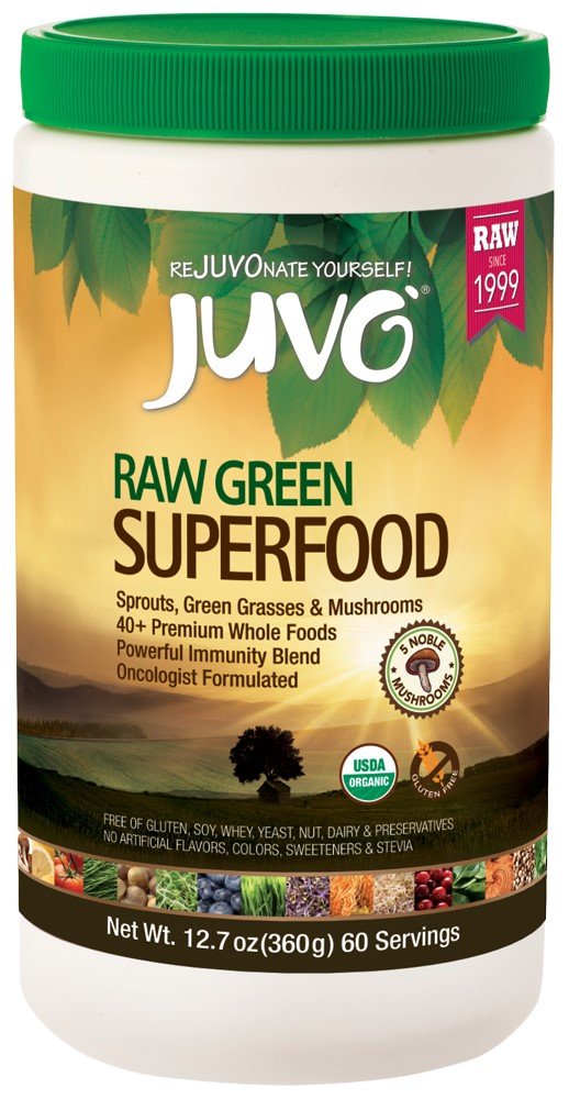 Juvo Raw Green Superfood, 12.7 Ounce, 60 servings, Vegan, Gluten Free, Non-GMO, Kosher