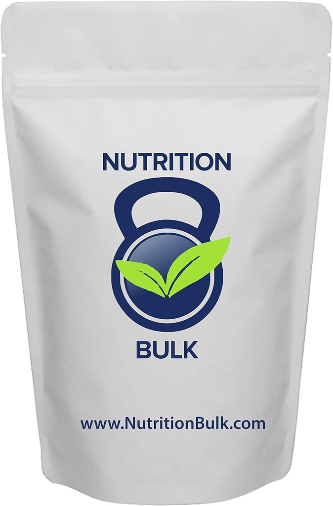 Taurine - NutritionBulk.com, Poudre, Énergie, Focus, Santé du cerveau, Sans gluten, Non-OGM, Vegan, Pas de remplissage (16 oz)