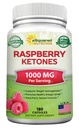 aSquared Nutrition Natural Raspberry Cétones 1000mg-180 Capsules-Weight Loss Supplement, Max Strength Plus Appetite Suppressant Diet Pills, Premium Lean Health Poudre pour stimuler l'énergie pure et le métabolisme