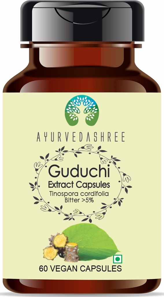 Extrait de Guduchi 500mg - 60 Capsules Végétariennes