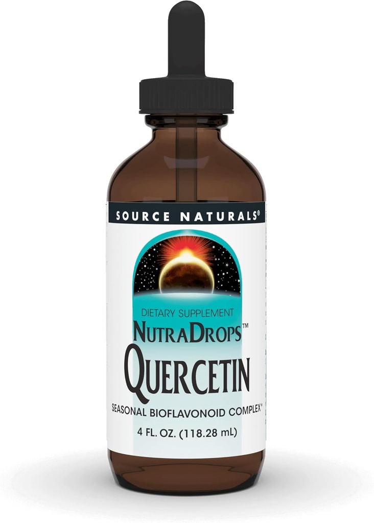 "Source Naturals NutraDrops Quercetin, Seasonal Bioflavoniond Complex* - 4 oz"