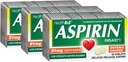 HealthA2Z® Aspirine 81 mg , faible résistance , enrobé entérique , soulagement de la douleur , réduit les douleurs musculaires mineures et les crampes , réducteur de fièvre , réduit les maux de tête (40 comtes (paquet de 3)