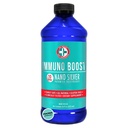 Soyez intelligent Préparez-vous Nano Silver Immuno Boost - 16 oz - Supplément immunitaire quotidien pour la famille - Sans gluten, végétarien - Fabriqué aux États-Unis