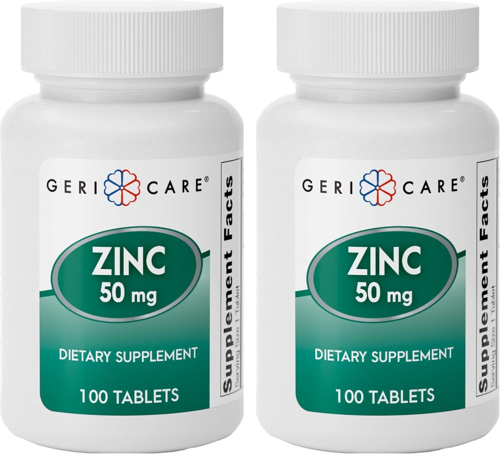 Comprimés de sulfate de zinc 50mg par Geri-Care