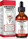 Santé de l'urine féline, Cat UTI Remède, supplément naturel à base de plantes 2 fl oz, soutien aux soins réguliers pour la santé urinaire