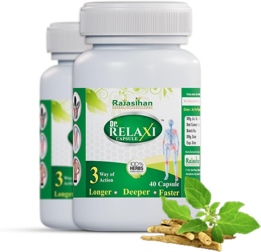 Dr.Relaxi Capsules Pack de 2 pour hommes et femmes.