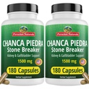 Chanca Piedra 360 Capsules Stone Breaker Nettoyage du rein Détox & Réparation, Suppléments Gallbladder - Pilules Vegan All-Natural Chancapiedra Stonebreaker Rein Stones Dissolver