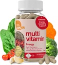 Zahler - Multivitamines quotidiennes pour les femmes et les hommes avec des vitamines énergétiques, minéraux et fer (60 comte) Kosher hommes et femmes Multivitamines pour l'énergie saine - Multivitamines pour les adultes - Fabriqué aux États-Unis Suppléments