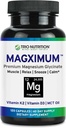 Trio Nutrition MagX Magnésium Glycinate, Vitamine D3, Vitamine K2 & MCT huile de magnésium chélaté Supplément de magnésium calmant, relaxation et récupération , être bien reposé et commencer votre journée avec Magximum