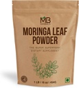 MB Herbals Moringa Poudre de feuille 1 lb / 16 oz (454 grammes)