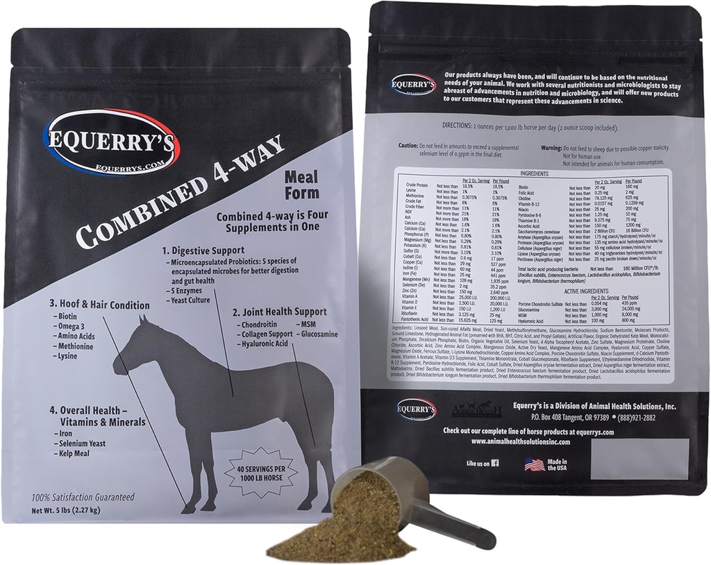 Alimentation combinée RX 40 d'Equerry pour 1 000 lb Cheval, 5 lb.