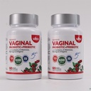 VEV Femmes Probiotique + Prébiotique, Cranberry, D-Mannose, 120 Capsules