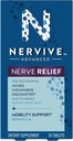 Nervive Advanced Nerve Relief + Mobilité, avec acide alpha lipoïque pour aider à réduire les douleurs, la faiblesse et le malaise nerveux*† et Boswellia pour promouvoir la mobilité*, vitamines B12,B6,B1, 30 comprimés