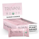 Truvani à base de plantes snack Bars de sucre Cookie 12 Pack de 6g de protéines USDA biologique et végétalien Le seul bar de lait, de soja et sans gluten