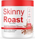 Skinny Roast - Skinny Roast Coffee Advanced Formula, Poudre Organique Officielle SkinnyRoast, Supplément Soutenir Mode de vie sain - Formule Naturelle Premium, 60 portions pour 1 mois