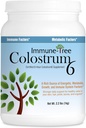 Immune Tree 100% Poudre de colostrum, 661 portions, 2,2lb (1 kilo), soutient le système immunitaire anti-âge, santé, Gut & Digestion, Muscles, & Wellness, Fabriqué aux États-Unis de la fée d'herbe, vache laitière de grade A
