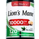 Laboratoire Lions Mane de 120 Capsules de Lions Supplément Lions Mane Supplément Lions Mane Capsules de complément Lions Supplément Champignon Supplément Ultra haute Absorption.