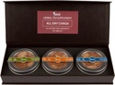 Sayan Sibérie tout au long de la journée Set instantané Chaga Mushroom Tea, Paquet de 3 comprimés quotidiens (90 Pcs) - Wild-Harvested, Premium Blend – Thé naturel antioxydant pour le soutien immunitaire, la stimulation énergétique et l'amélioration de la digestion