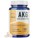 AKG Supplement | 1100MG Per Serving | Arginine Alpha Ketoglutarate with Calcium + Vitamin C | AAKG Supplement for Healthy Aging, Longevity, Energy, and Focus | 180 AAKG Capsules | Vegan, Non-GMO
