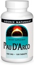 Source Naturals PAU D'Arco Dietary Supplement - 100 Tablets
