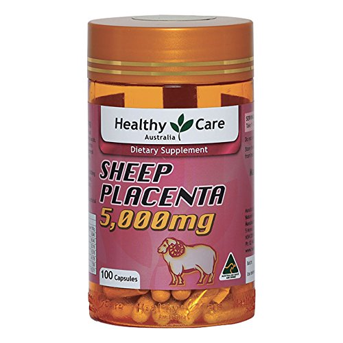 Soins de santé Moutons Placenta 5000mg 100 Capsules Suppléments nutritionnels Fabriqué en Australie