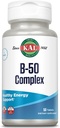 Complexe KAL B 50, complexe B Vitamines pour l'énergie, le métabolisme, la synthèse des globules rouges et le soutien immunitaire, avec vitamine B12, B6, acide folique et autres vitamines B, végétalien, 50 portions, 50 comprimés