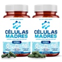 Suppléments de cellules souches 500mg (120cap) Anti-âge naturel et soutien de longue durée avec Spiruline et Chlorella, Boost renouvellement cellulaire, restaurer l'énergie jeune, réduire la douleur articulaire – Celulas Madre