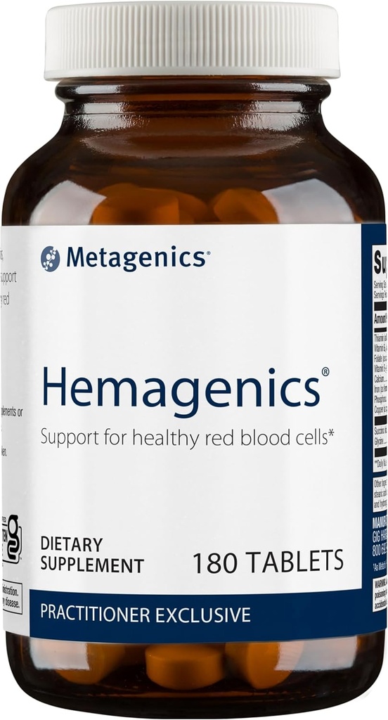 Metagenics Hemagenics Supplement, 180 Count
