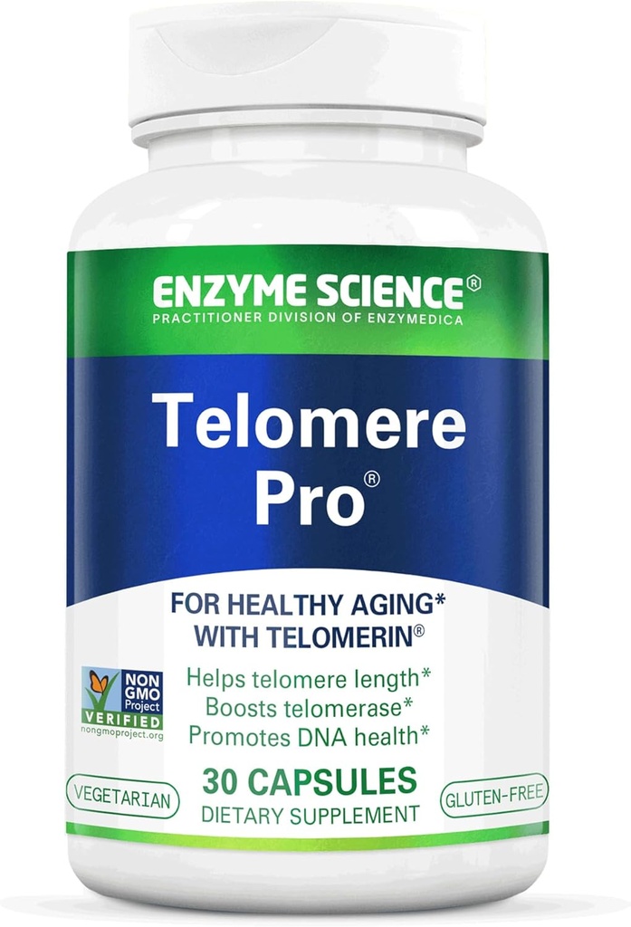 Enzyme Science Telomere Pro (en anglais seulement) soutient la santé cellulaire, la production d'énergie et le vieillissement en santé.