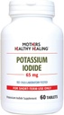 Supplément de comprimés d'iodure de potassium (65 mg), pilules d'iode KI (60 comprimés)