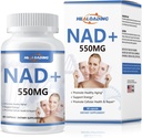 Supplément NAD liposomique pour les femmes: NAD+ Supplément avec Resveratrol 550MG Soutien Réparation cellulaire Soutien Énergie et vieillissement en santé