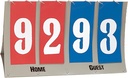 Champion Sports FAS4 Flip A Score Tabletop Scorer, 5" Numbers