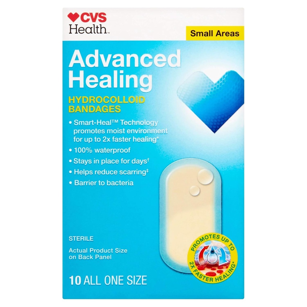 Bandes hydrocolloïdes avancées du SCV Santé (petites zones)
