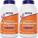 MAINTENANT Aliments purs, bio D-mannose 10 oz en poudre (paquet de 2) - Nettoyeur de Bladder et supplément de santé de tract urinaire - Non-OGM - Vegan Friendly - 2000mg / 2 Grams par portion