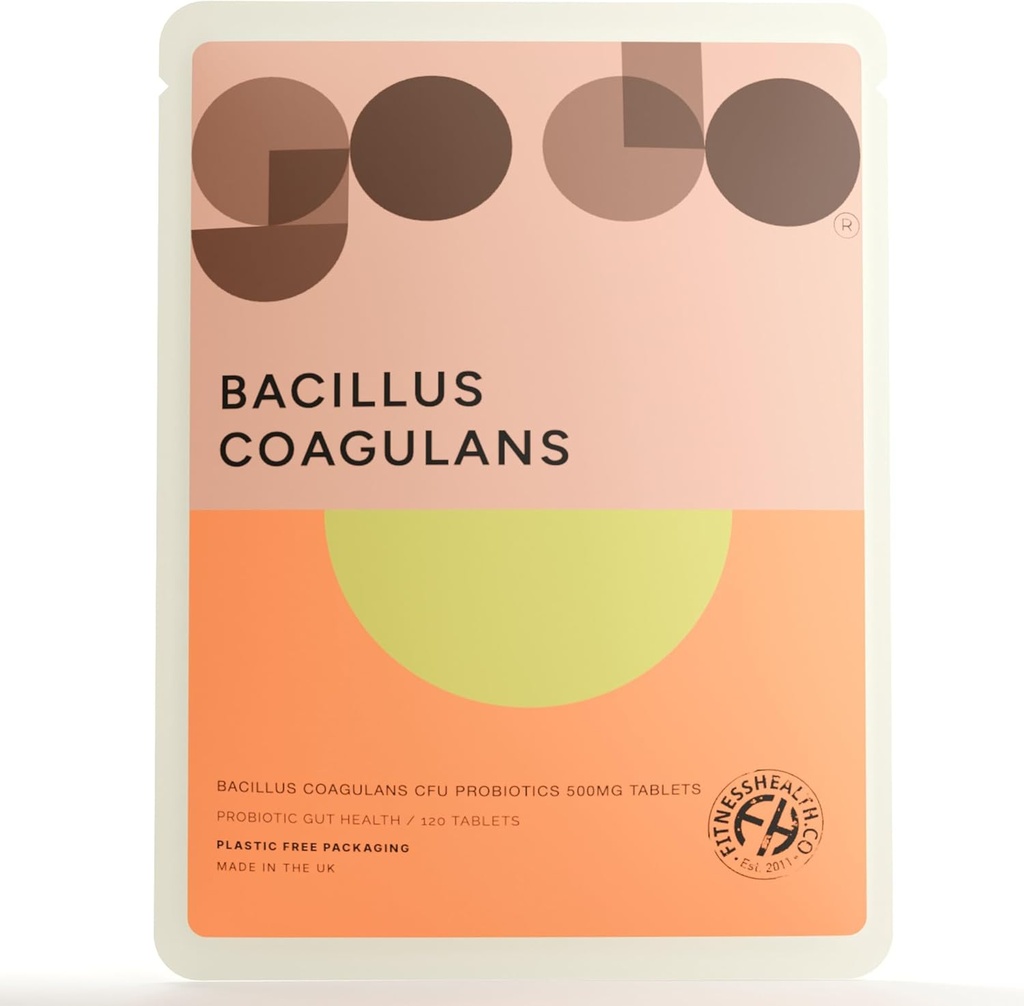 Fitness Santé Bacillus Coagulans Comprimés de l'UCF 500MG.com Supplément végétalien pour les hommes et les femmes.